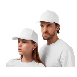 Бейсболка Mix 5-ти панельная 180 гр, белый