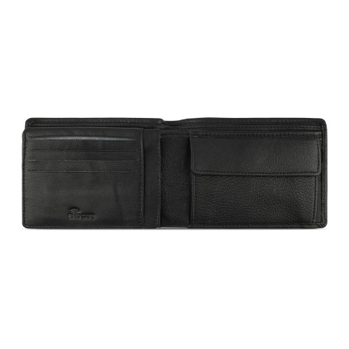 Портмоне BUGATTI Bomba, с защитой данных RFID, чёрное, кожа/полиэстер, 12,5х2х9 см Портмоне BUGATTI Bomba, с защитой данных RFID, чёрное, кожа/полиэстер, 12,5х2х9 см