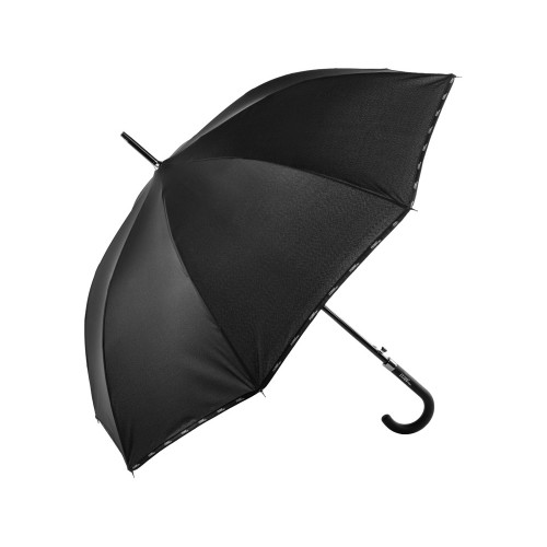 Зонт-трость полуавтоматический Ferre Milano, черный