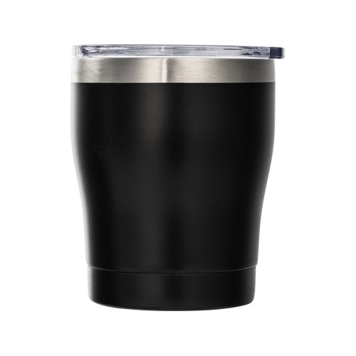 Вакуумная термокружка c керамическим покрытием Rodos, непротекаемая крышка, 350 мл, черный