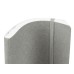 Блокнот из моющегося крафта и каменной бумаги А5 Fleekstone, гибкая обложка, серый