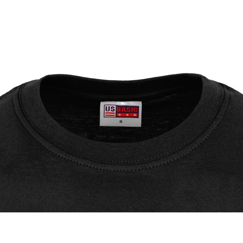 Футболка Club мужская, с боковыми швами, черный Футболка Club мужская, с боковыми швами, черный