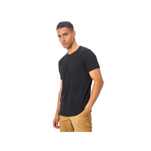 Футболка Club мужская, с боковыми швами, черный Футболка Club мужская, с боковыми швами, черный