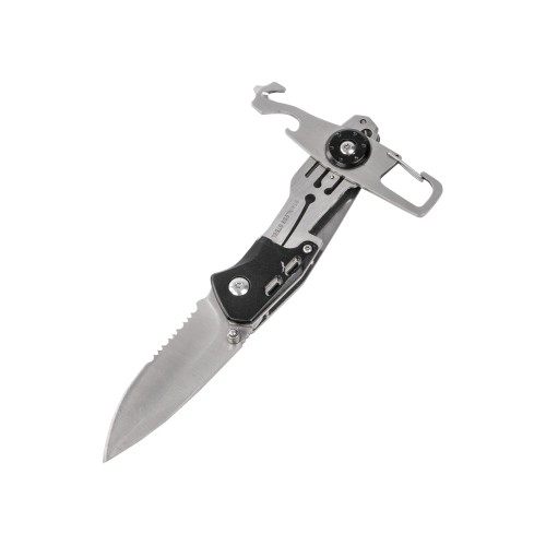 Складной нож Cutter с карабином, черный