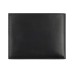 Портмоне BUGATTI Nobile, с защитой данных RFID, чёрное, воловья кожа/полиэстер, 12х2х9,5 см