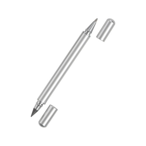 Металлическая ручка и вечный карандаш Van Gogh, серебристый