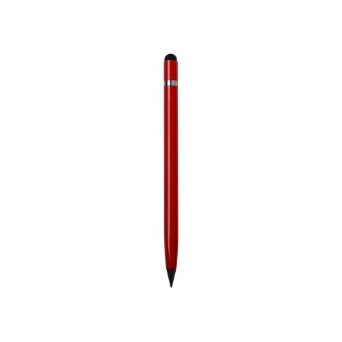 Вечный карандаш Eternal со стилусом и ластиком, красный