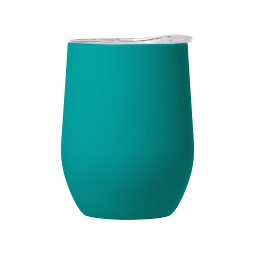 Термокружка Sense Gum, soft-touch, непротекаемая крышка, 370мл, крафтовая упаковка, бирюзовый 320C Термокружка Sense Gum, soft-touch, непротекаемая крышка, 370мл, крафтовая упаковка, бирюзовый 320C