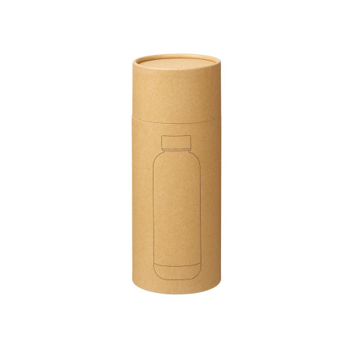 Вакуумная термобутылка Cask Waterline, soft touch, 500 мл, тубус, красный