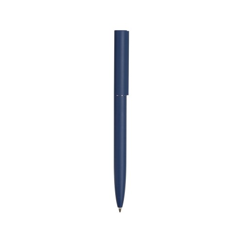Шариковая металлическая ручка Minimalist софт-тач, темно-синяя
