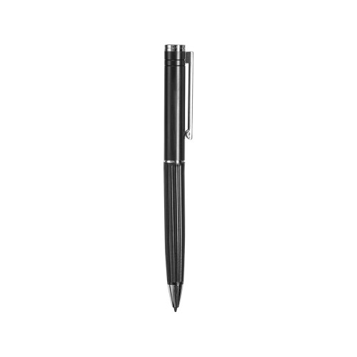 Шариковая металлическая ручка с анодированным слоем Monarch, черная
