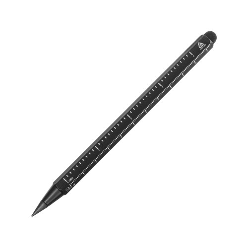 Вечный карандаш из переработанного алюминия Sicily, черный