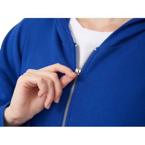 Толстовка оверсайз с капюшоном на молнии Monaco, синий классический Толстовка оверсайз с капюшоном на молнии Monaco, синий классический