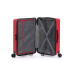 Чемодан TORBER Elton, красный, ABS-пластик, 41 х 28 х 68 см, 64 л