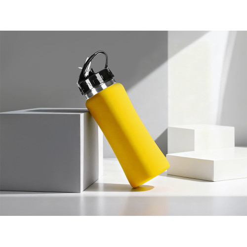 Бутылка для воды Bottle C1, сталь, soft touch, 600 мл, желтый Бутылка для воды Bottle C1, сталь, soft touch, 600 мл, желтый
