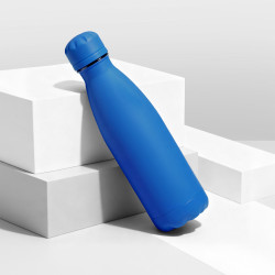 Вакуумная термобутылка Vacuum bottle C1, soft touch, 500 мл, синий классический
