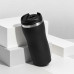 Термокружка Double wall mug C1, soft touch, 350 мл, черный