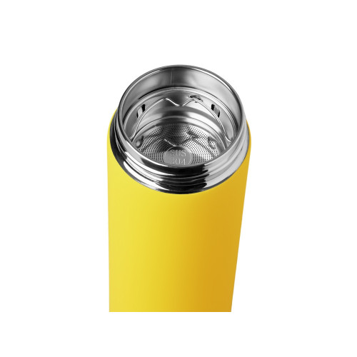 Вакуумный термос Vacuum Flask C1, soft touch, 420мл, желтый