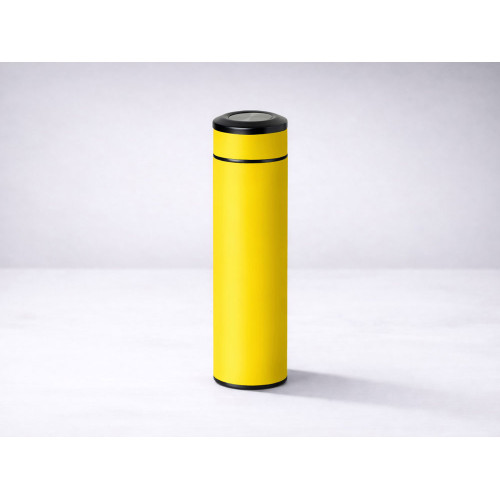 Вакуумный термос Vacuum Flask C1, soft touch, 420мл, желтый