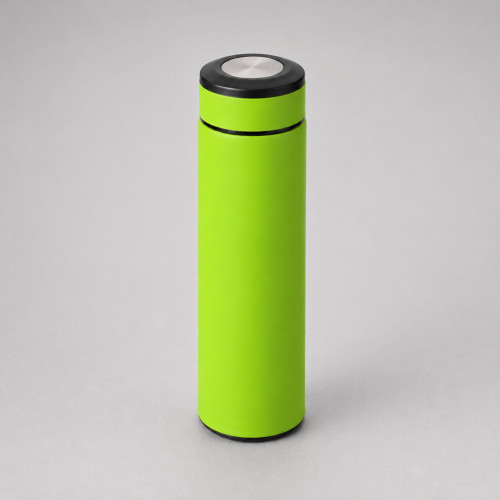 Вакуумный термос Vacuum Flask C1, soft touch, 420мл, зеленое яблоко