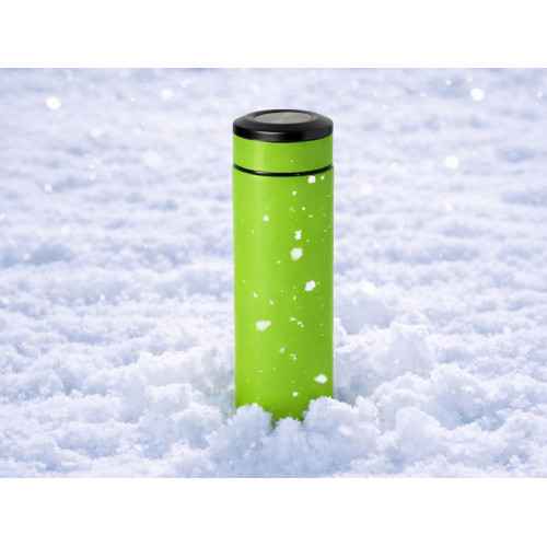 Вакуумный термос Vacuum Flask C1, soft touch, 420мл, зеленое яблоко