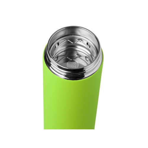 Вакуумный термос Vacuum Flask C1, soft touch, 420мл, зеленое яблоко