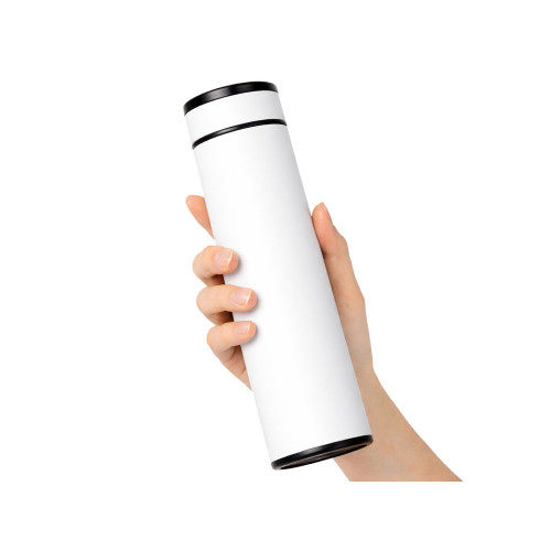 Вакуумный термос Vacuum Flask C1, soft touch, 420мл, белый