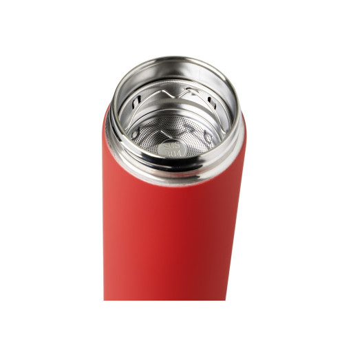 Вакуумный термос Vacuum Flask C1, soft touch, 420мл, красный