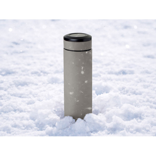 Вакуумный термос Vacuum Flask C1, soft touch, 420мл, серый