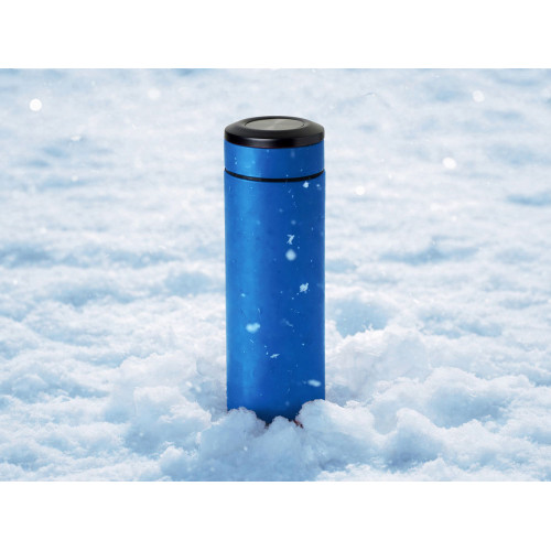 Вакуумный термос Vacuum Flask C1, soft touch, 420мл, синий