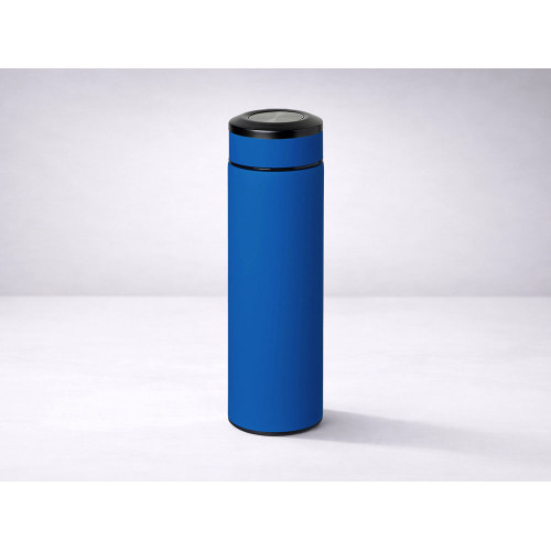 Вакуумный термос Vacuum Flask C1, soft touch, 420мл, синий