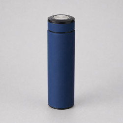 Вакуумный термос Vacuum Flask C1, soft touch, 420мл, темно-синий