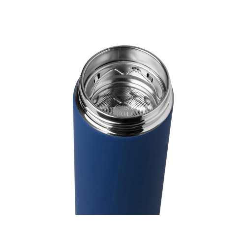 Вакуумный термос Vacuum Flask C1, soft touch, 420мл, темно-синий Вакуумный термос Vacuum Flask C1, soft touch, 420мл, темно-синий