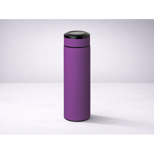 Вакуумный термос Vacuum Flask C1, soft touch, 420мл, фиолетовый