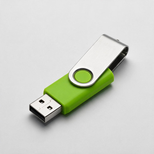 Флеш-карта USB 2.0 16 ГБ Флэш С1, зеленое яблоко Флеш-карта USB 2.0 16 ГБ Флэш С1, зеленое яблоко