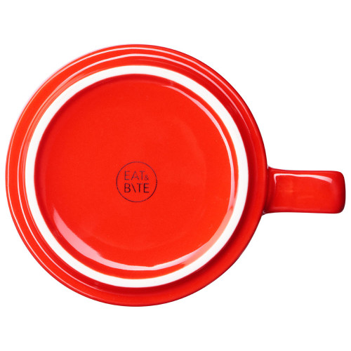 Набор чашка с бамбуковым блюдцем Sheffield, красный