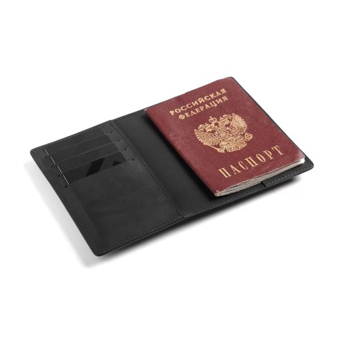Обложка для паспорта Нит, черный