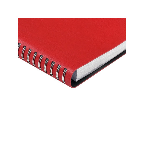 Ежедневник полудатированный А5 Orbit, красный