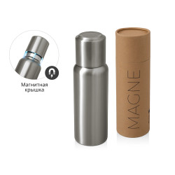 Вакуумный термос c магнитной крышкой Magne, 500 мл, серебристый