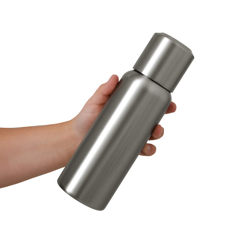 Вакуумный термос c магнитной крышкой Magne, 500 мл, серебристый