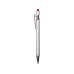 Ручка-стилус металлическая шариковая Sway  Monochrome с цветным зеркальным слоем, серебристый с красным
