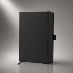 Блокнот ColorNote Black, твердая обложка A5, 80 листов, черный