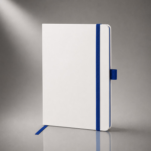 Блокнот ColorNote White, твердая обложка A5, 80 листов, белый с синим Блокнот ColorNote White, твердая обложка A5, 80 листов, белый с синим