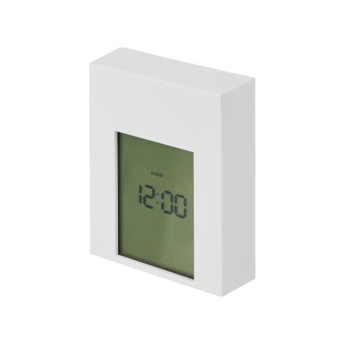 Настольные электронные мультифункциональные часы Rotatio с подсветкой, белый