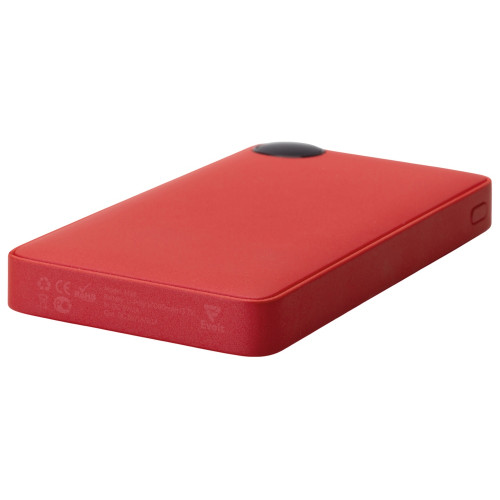 Внешний аккумулятор с дисплеем Mild, 10 000 mAh, красный