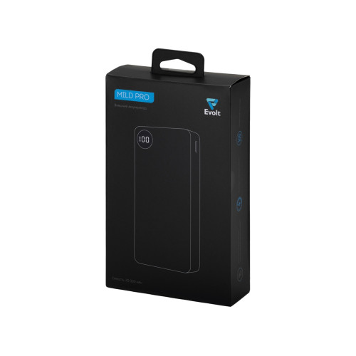 Внешний аккумулятор Mild Pro c быстрой зарядкой QC/PD, 20 000 mAh, синий