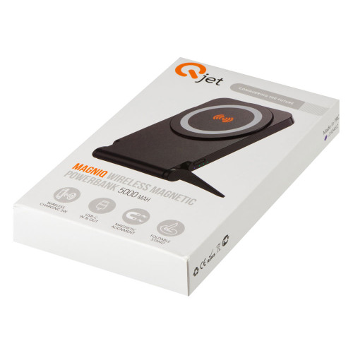 Внешний магнитный аккумулятор MagnIQ, белый, 5000 mAh