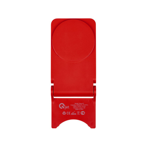 Внешний магнитный аккумулятор MagnIQ, красный, 5000 mAh