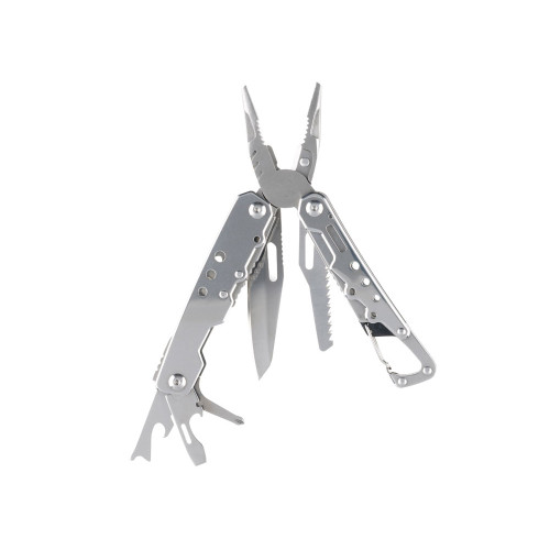 Мультитул Stinger, 105x40 мм, 12 функций, сталь, серебристый, в комплекте нейлоновый чехол Мультитул Stinger, 105x40 мм, 12 функций, сталь, серебристый, в комплекте нейлоновый чехол