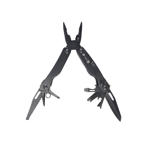 Мультитул Stinger, 100x40 мм, 11 функций, сталь, чёрный, в комплекте нейлоновый чехол Мультитул Stinger, 100x40 мм, 11 функций, сталь, чёрный, в комплекте нейлоновый чехол